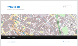 HypARlocal Website Screenshot